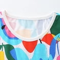 thumbnail image 4 of Qudderr Robe en Coton Tricoté pour Petites Filles Robe Sans Manches pour Bébés Robes Décontractées d'Été Jupe Princesse Dessin Animé Col Rond pour Filles de 2 à 8 Ans, 4 of 9