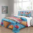 thumbnail image 4 of 3D Ice Cream Printed Comforter Cover Set Children Adult Unique Design Bedding Set Bedroom Decor,Queen (90"x90"), 4 of 5