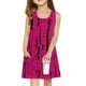 thumbnail image 3 of Teen Girls Dresses Sleeveless A-Line Dress with Print Summer Casual Wear for Kids Soft Fabric Sizes 4-12 ,Sie:150, 3 of 6