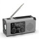 thumbnail image 1 of Radio de Emergencia con Manivela, Multifunción, AM/FM/, Solar, con Alarma SOS, 4000 MAh, Color gris, 1 of 5