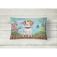 thumbnail image 2 of Carolines Treasures CK1248PW1216 Beagle Spring Canvas Fabric Decorative Pillow  12H x16W multicolor, 2 of 3