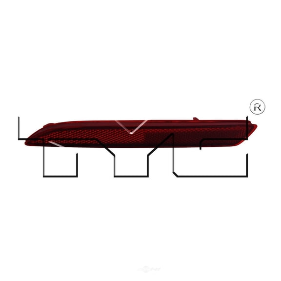TYC Reflector Assembly Fits 2012 Honda CR-V