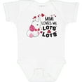 thumbnail image 3 of Inktastic Mimi Loves Me Lots and Lots- Cute Elephant Boys or Girls Baby Bodysuit, 3 of 5