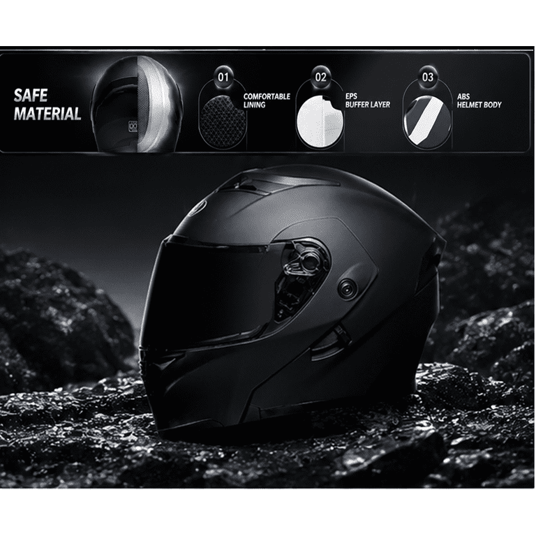 dot motorcycle helmets with bluetooth Daytona Glide Modular Helmet moisture wicking washable liner DOCRELD DOT Bluetooth Modular Motorcycle