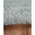 thumbnail image 4 of Contemporary Home Living 5' x 8' Hand-Woven Shag Wool Rectangular Area Throw Rug - Gray, 4 of 6