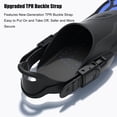 thumbnail image 4 of GKV Men & Women's Travel Size Short Blade Swim Fins – Lightweight Adjustable Buckle Snorkeling Fins, Adult Diving Flippers, 4 of 7
