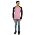 thumbnail image 5 of Inkmeso Men's Regular Fit Round Neck Shirt Solid Raglan Long Sleeve T-Shirts, 5 of 6