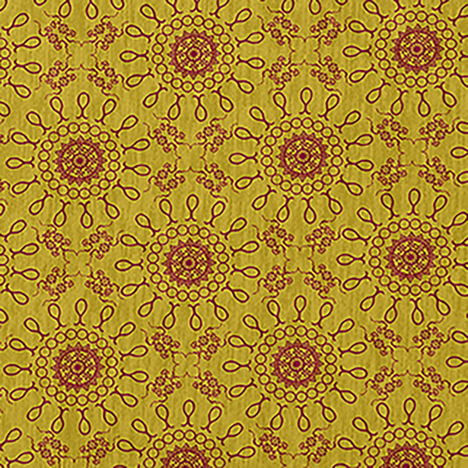 Simply Daisy 3' x 5' Mustard Sun Tile Rug