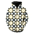 thumbnail image 1 of Sudadera con capucha y cremallera para hombre, estilo étnico exótico retro, con estampado 3D, estilo urbano de gran tamaño, estilo hip hop de primavera para adolescentes, chaquetas divertidas con capu, 1 of 6