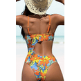 thumbnail image 4 of Meloria Swim and Fashion Floral Printing Padded Hollow Adjustable Straps Sexy One-Piece Swimwear, 4 of 5