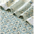 thumbnail image 4 of All American Collection Floral Blue Printed Patchwork Cotton Quilt, Full - Reversible, 4 of 6