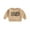 Khaki, variant on Bagilaanoe Toddler Baby Girl Boy Casual Sweatshirt Long Sleeve Letter Print Pullover 6M 12M 18M 24M 3T Kids Fall Loose Tee Tops