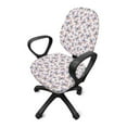 thumbnail image 2 of ZUXONGSY Butterfly Office Chair Cover Set of 2 Piece Swivel Chair Protective Slipcover Universal Desk Task Chair Chair Covers Standard Size Suitable for Computer Chairs Office Chairs, 2 of 7