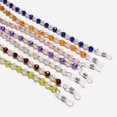 thumbnail image 2 of OULII 5Pcs Prevent Falling Off Beaded Eyeglass Chains Assorted Color Eyewear Accessories For Men, 2 of 8