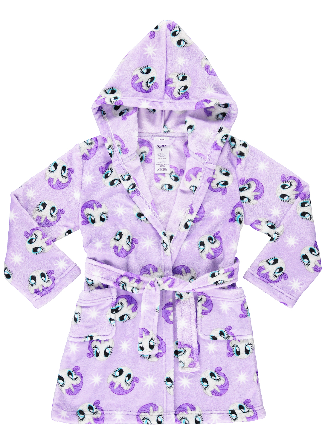 My Little Pony Girls Sleep Robe Soft & Comfy Fleece Hooded Bathrobe