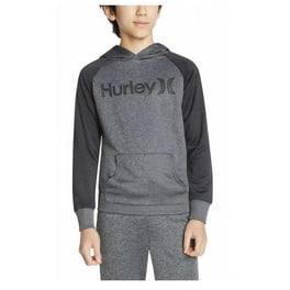 Hurley Boy s H2O Dri French Terry Solar Moisture Wicking Hoodie Grey 4 5 Walmart