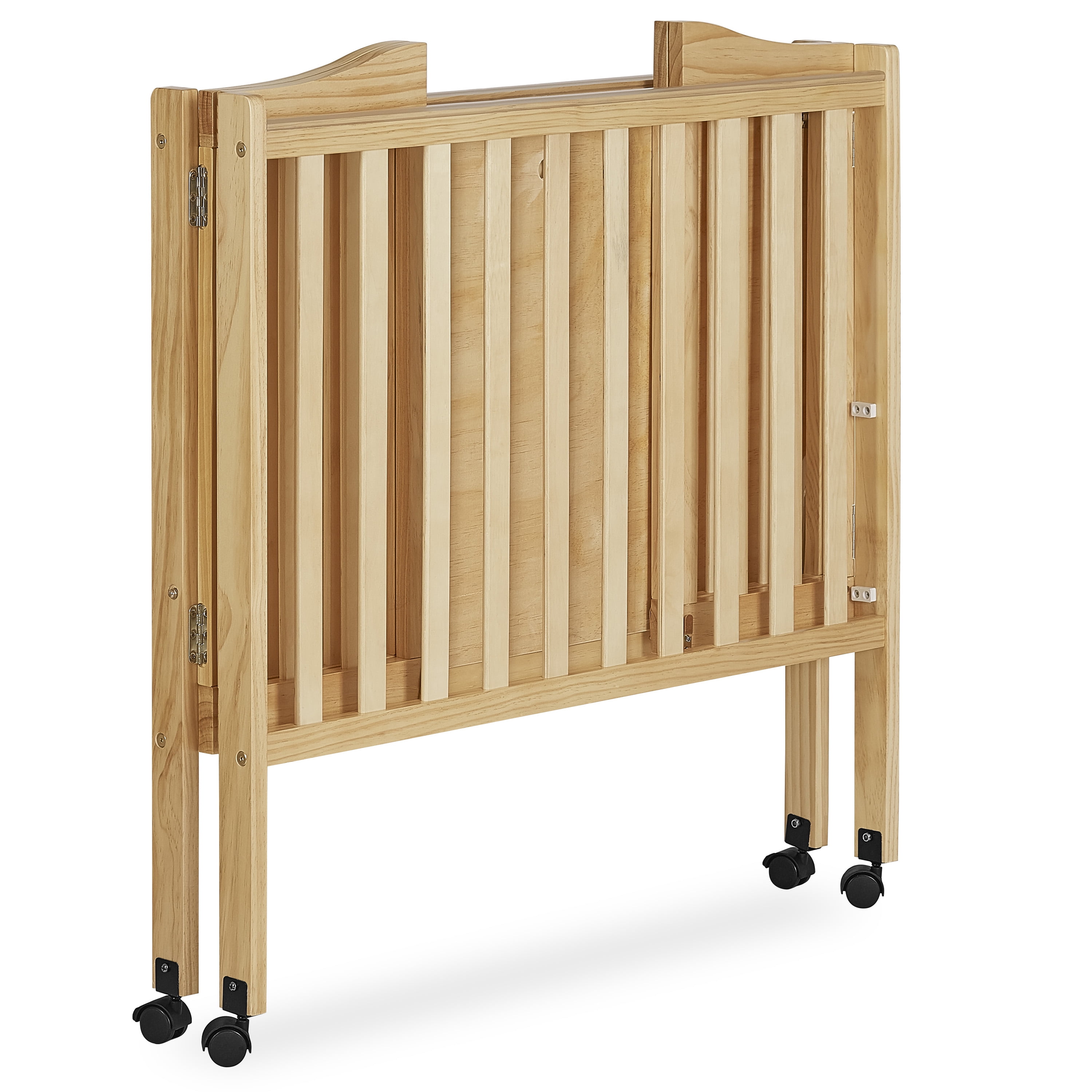 Dream On Me 2-in-1 Lightweight Folding Portable Crib, Natural