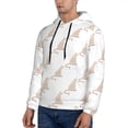 thumbnail image 3 of Goofa Leopard Print for Men's Hooded Sweatshirt - Lightweight Pullover Hoodie with Kangaroo Pocket, Perfect for Everyday Wear-Large, 3 of 7