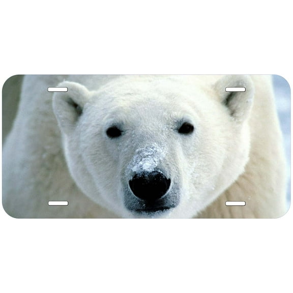 Polar Bear TAG04 Novelty Car Auto License Plate