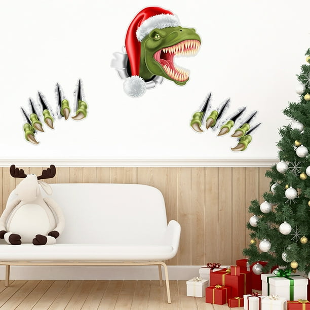 Christmas Toy Commercial Monster In The Refrigerator 2022 Bueautybox Funny Christmas Door Stickers,Snowman/Monster/Christmas  Dinosaur/Elk Stickers For Party Holiday Wall/Garage/Refrigerator Decoration  - Walmart.com