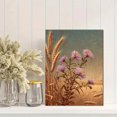 thumbnail image 2 of Purple Aster and Wheat Canvas Print, Decor for Living Room, Office, Kitchen, Farmhouse, Entryway, 2 of 8