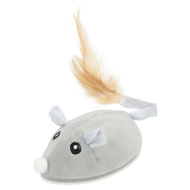 Juguete de ratón para gato Bling Bling juguete interactivo carga USB automático