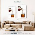 thumbnail image 4 of Elephant Stock Whiskey Pouring Wall Art - Vertical Multi Panel Canvas - Mancave Wall Decor - Food And Drink Multi Panel - Orange And Gray Decor - 24" x 38", 4 of 8
