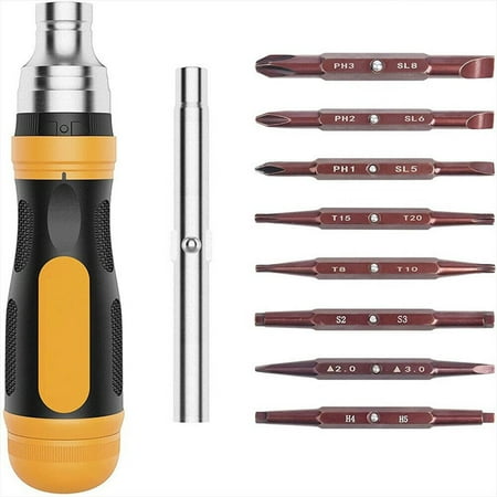 

19 In 1 Precision Creative Ratchet Screwdriver Bit Portable Multi-Function Dual
