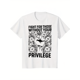 thumbnail image 1 of ChicCotton activist Shirt, Fight For Those Without Your Privilege T-shirt, Civil Rights Tee, Human Rights Women Clothing, 1 of 6