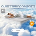 thumbnail image 4 of Queen Size Mattress Protector Waterproof, Premium 200 GSM Terry Mattress Cover, Soft & Breathable Bed Cover, Fitted Sheet Style Stretchable Deep Pockets 17" by Utopia Bedding, 4 of 4