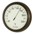 thumbnail image 2 of La Crosse 8 inch Plastic Round Analog Dial Thermometer, 104-108-Tbp, 2 of 4