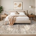 thumbnail image 2 of General Living Room 10x14 Area Rugs - Washable Lightweight Area Rug Stain Resistant Carpet Vintage Soft Rugs for Bedroom with Non Slip Backing Indoor Ultra-Thin Rugs Home Decor 10x14 Beige, 2 of 15