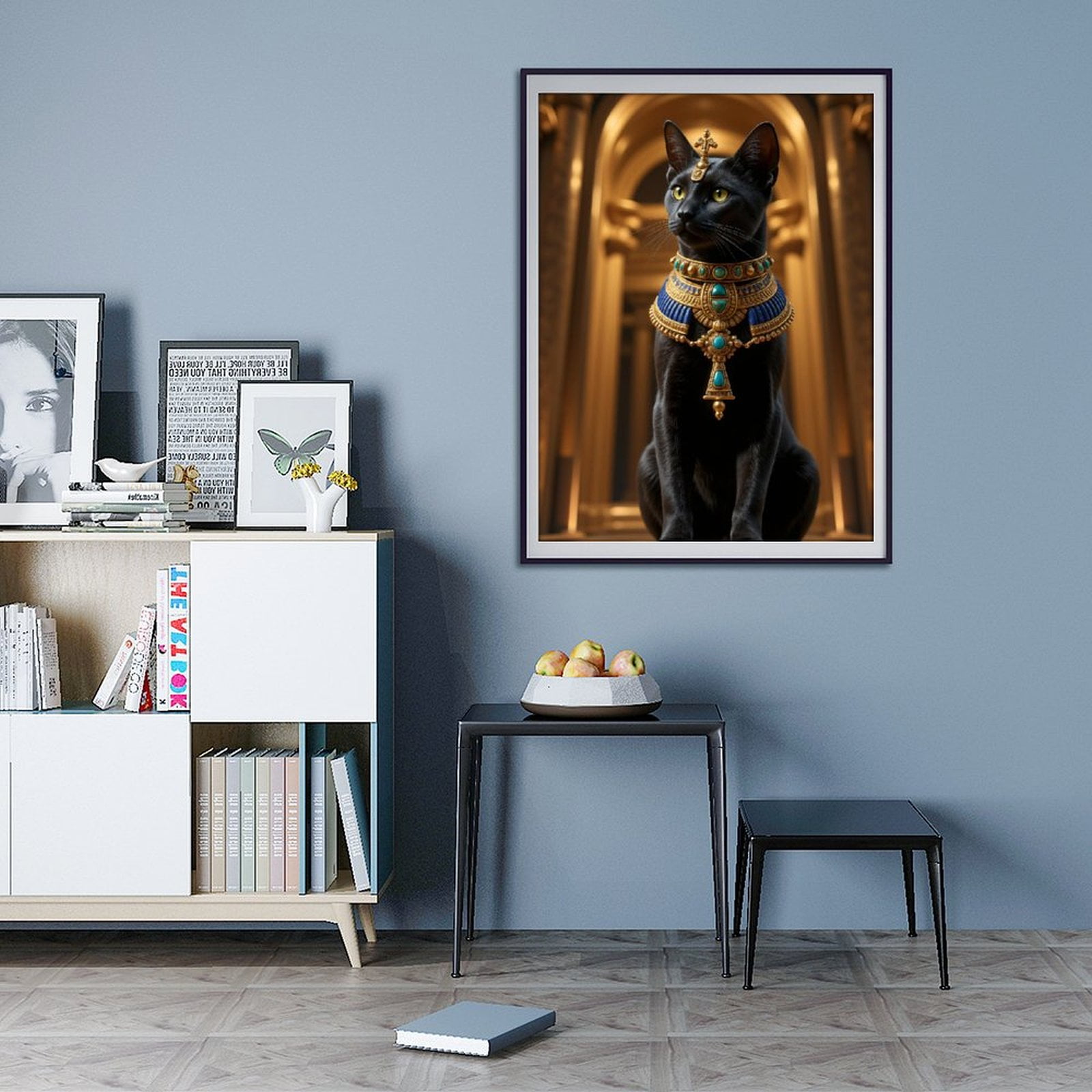 Diamond Art Kits for Adults - 5d Regal Feline Royal Gold Jewel Diamond Painting for Adults, Diamond Art for Adults Beginners, Diamond Painting Kits for Adults for Home Wall Decor
