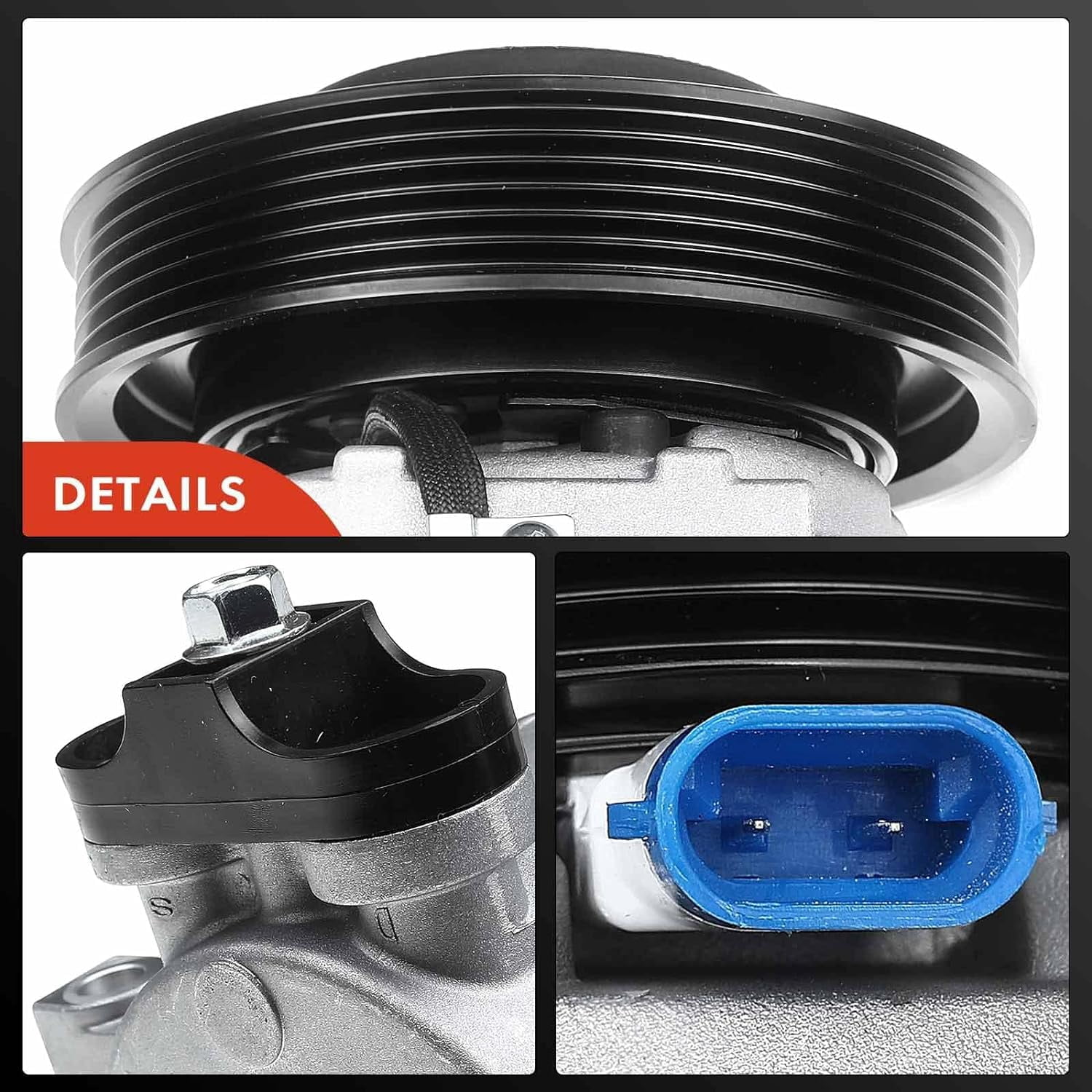 A-Premium AC Compressor with Clutch Compatible with Chevrolet Express S10 C4500 C5500 Kodiak GMC Jimmy Savana Sonoma Hummer H1 Isuzu Hombre Bravada Fits select: 1999-2005 CHEVROLET BLAZER