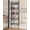 Black, variant on Behind The Door Bathroom Shelf Narrow 5-Tier, Space-Saving Slim Storage Shelf Narrow Shelving Unit for Bathroom and Kitchen White