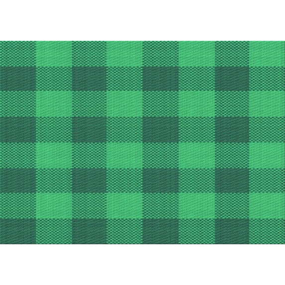 Ahgly Company Machine Washable Indoor Rectangle Transitional Spring Green Area Rugs, 2' x 5'