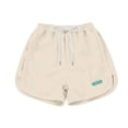 thumbnail image 5 of ATOGUTA Shorts for Girls Size 0-14 Kids Fashion Elastic High Waist Workout Running Shorts with Pockets Beige, 5 of 7