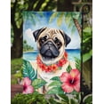 thumbnail image 3 of Pug Luau Garden Flag 11.25 in x 15.5 in, 3 of 5