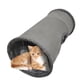 thumbnail image 4 of Túnel plegable para gatos, nido de tela de ante, juguete para gatos, cama para gatitos, cachorros y conejos, talla S, gris., 4 of 7