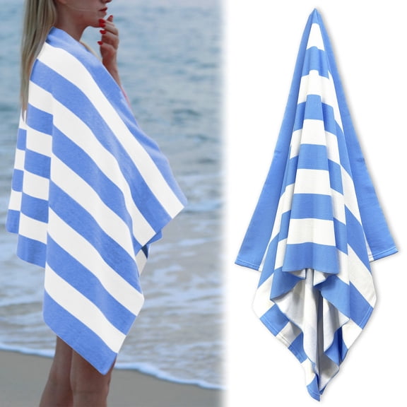 Cotton Oversized Beach Towel Extra Large 40"" Plush Thick Mens Beach Towels XL Stripe Pool Towels Swimming Towel For Adults Mens Women Quick Drying Towel Swimming Towel,Towel