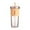 Orange, variant on 100Fens Reusable Coffee Tea Cups Iced Coffee Cup with Straw and Lid, Leakproof Clear Plastic Cups Tumbler, Double Wall Insulated Smoothie Tumbler, Wide Straw for Bubble Tea