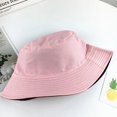 thumbnail image 4 of SikaFu Cotton Double Sided Solid Color Bucket Hat Fisherman Hat Outdoor Travel Hat Sun Cap Hats for Men and Women 182, 4 of 6