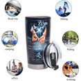 thumbnail image 6 of Custom Tumblers to Wife or from Husband Add Your Photo Name Personalized Stainless Steel Tumblers For Couple Best Custom Gift for Wife, 6 of 6