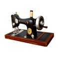 thumbnail image 3 of yuksok Vintage Sewing Machine Decoration Model Figurine for Cafe Desk Window Crafts B, 3 of 9