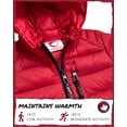 thumbnail image 5 of CANADA WEATHER GEAR Girls Puffer Jacket - Lightweight Packable Bubble Coat Water Resistant (7-16), 5 of 6