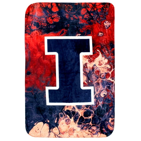 College Covers Illinois Fighting Illini Sublimated Soft Throw Blanket, 42" x 60"