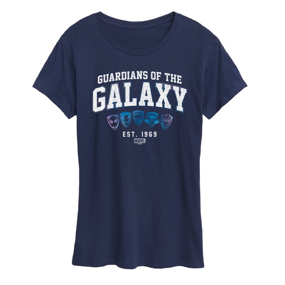 Marvel Guardians of the Galaxy - Guardians Collegiate - Women's Short Sleeve Graphic T-Shirt