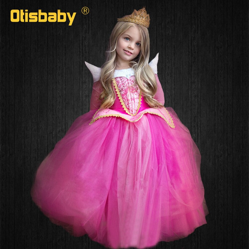 Vestido De Princesa Aurora Para Niñas, Disfraz De Cosplay De Bella
