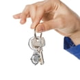 thumbnail image 4 of FRCOLOR Camping Keychains 2pcs Compass and Sign Design Keyring Souvenir Key Holder Camping Theme Keychains Pendant Camper Gift Key Rings Craft Ornaments,2.36"X0.98"X0.08", 4 of 5