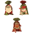 thumbnail image 4 of Xingzhi Xmas Gift Packing Bag Cartoon Printed Drawstring Handbag Santa Snowman Reindeer Ornaments Embroidered Storage Pouch Party Reindeer, 4 of 8